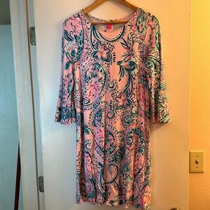 Lilly Pulitzer Ophelia dress, Pink Tropics print